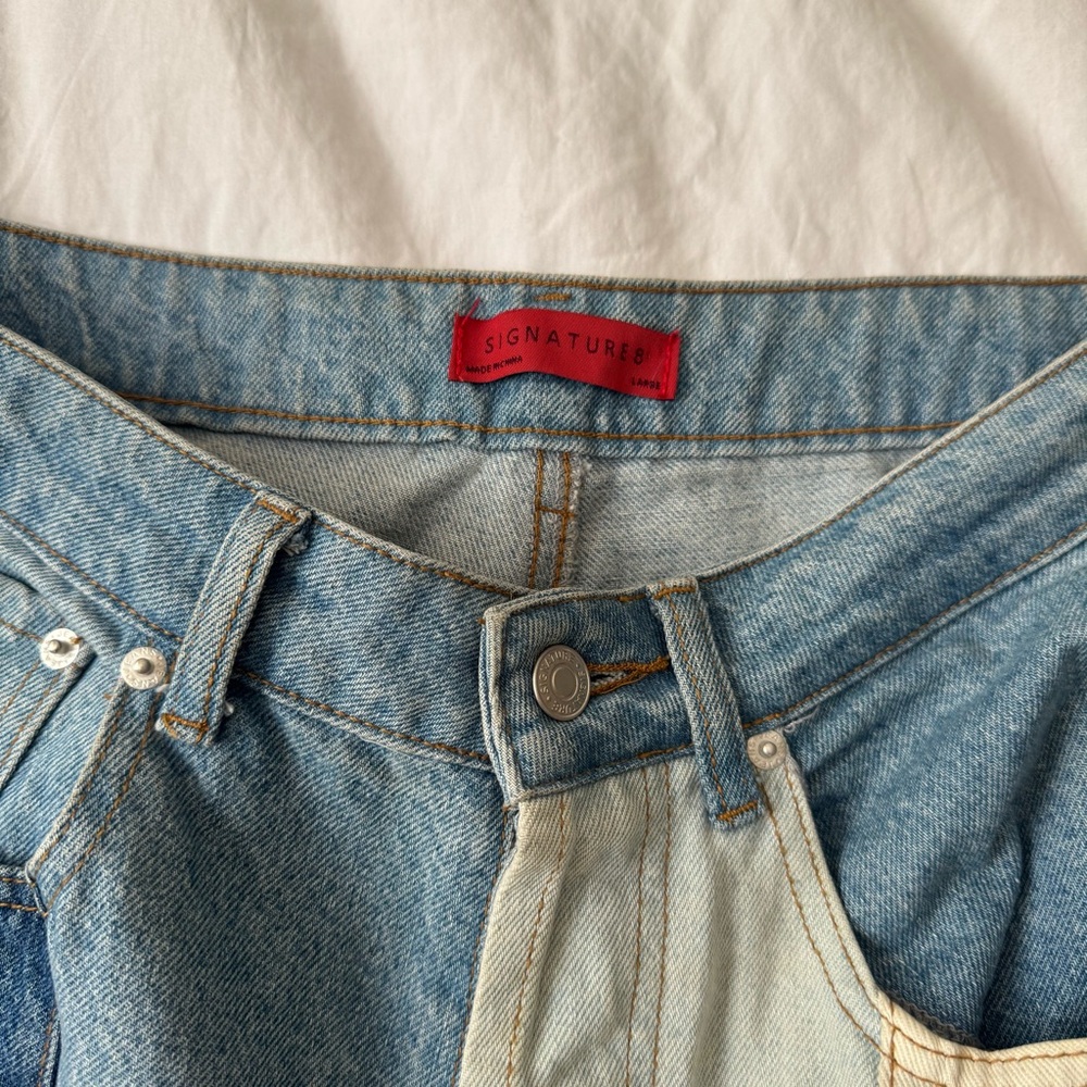 Patchwork Denim Jeans - image 3